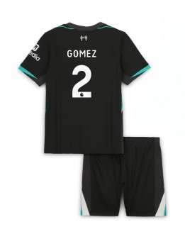 Liverpool Joe Gomez #2 Auswärts Trikotsatz für Kinder 2024-25 Kurzarm (+ Kurze Hosen)